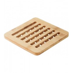 Descanso De Panela 15cm Em Bambu Quadrado Mimo Style